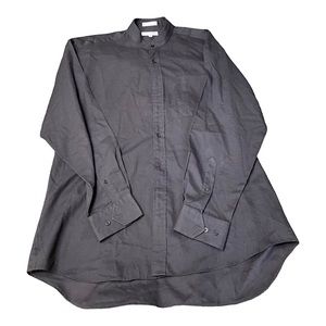 CHRISTIAN DIOR Men’s Mandarin Collarless Cotton blend Shirt